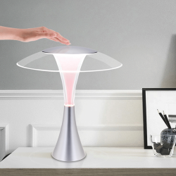 Smart LED dotyková stolní lampa Dalen 2X Silver