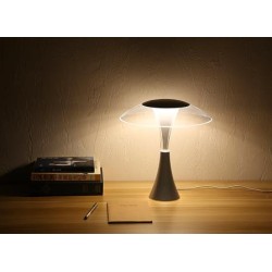 Smart LED dotyková stolní lampa Dalen 2X Silver